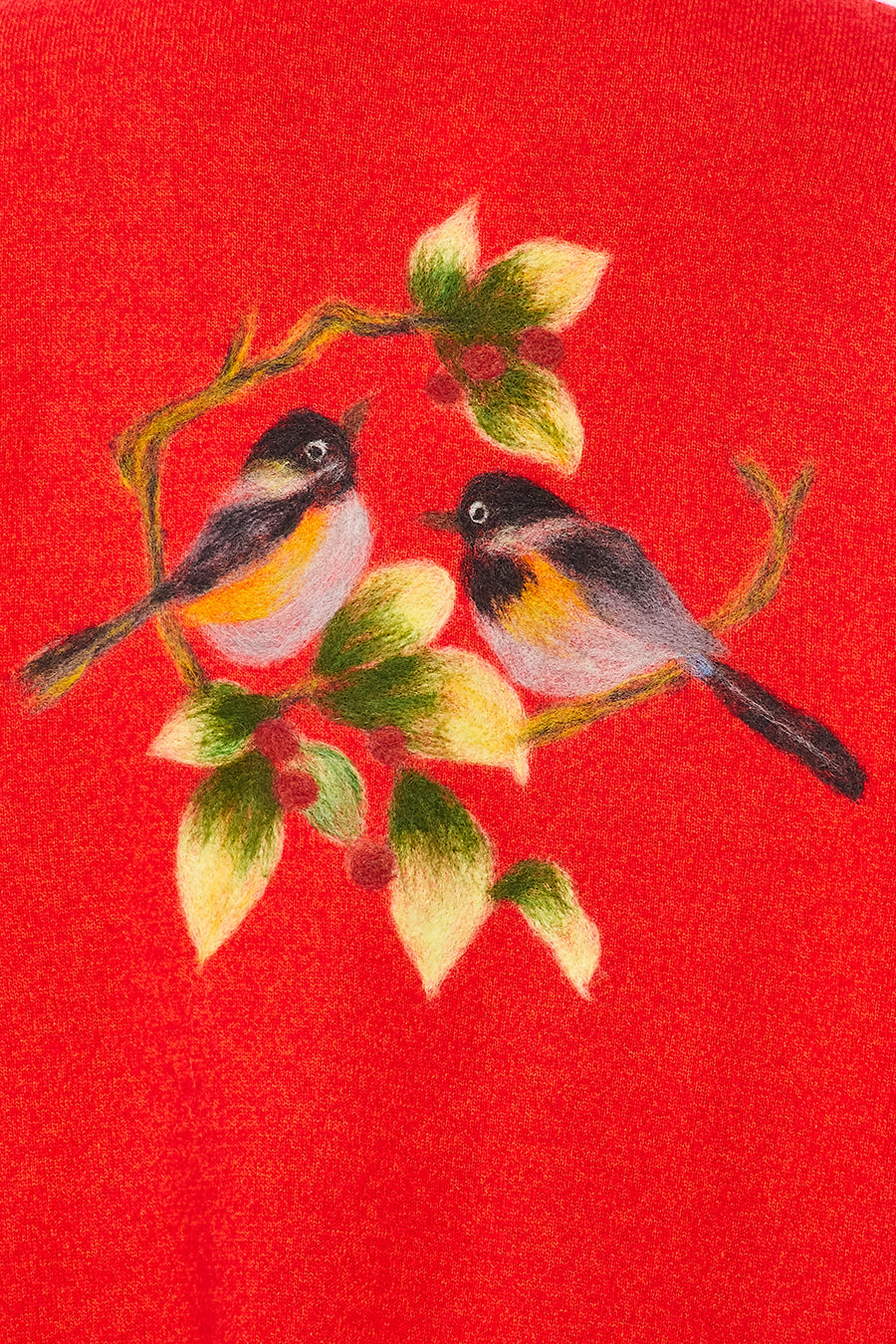 The Twin Birds Kimono - Red